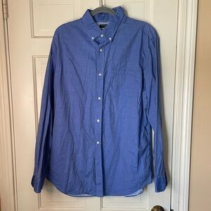 Banana Republic Button Up Shirt Mens Size XL Blue Soft Washed Long Sleeve